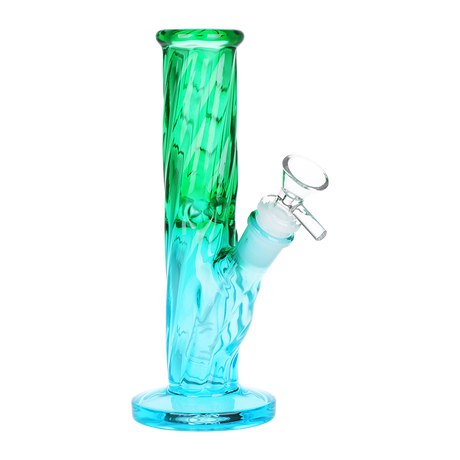 SeshGear Twist Ombre Straight Tube Glass Water Pipe | 7.75" | 14mm F