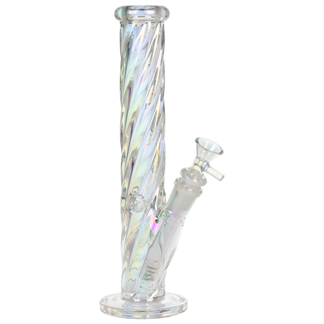 SeshGear Twist Straight Tube Glass Water Pipe | 14mm F