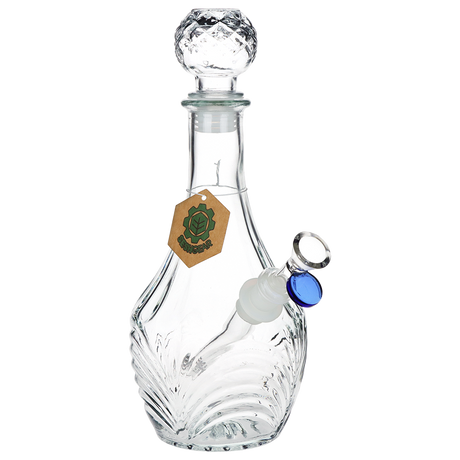 SeshGear Vintage Decanter Style Glass Water Pipe | High Stripe | 10.75" | 14mm F | Colors Vary