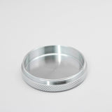 Sharpstone 5 Piece Hard Top Grinder in Silver, Compact Design, 2.25" Diameter - Top View