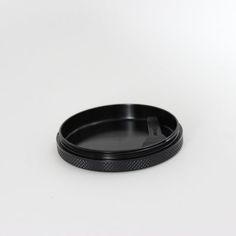 Sharpstone Black 2.5" 4-Piece Grinder with Glass Top and Mill Handle, Top View