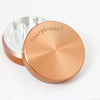 Sharpstone 2 Piece Hard Top Grinder in Brown, Compact Aluminum Design, Ideal for Dry Herbs
