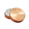 Sharpstone 2.5" Hard Top Herb Grinder in Brown, Compact Aluminum Design, Top View