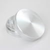Sharpstone 2-Piece Hard Top Grinder in Silver, Portable Aluminum Herb Grinder, Top View