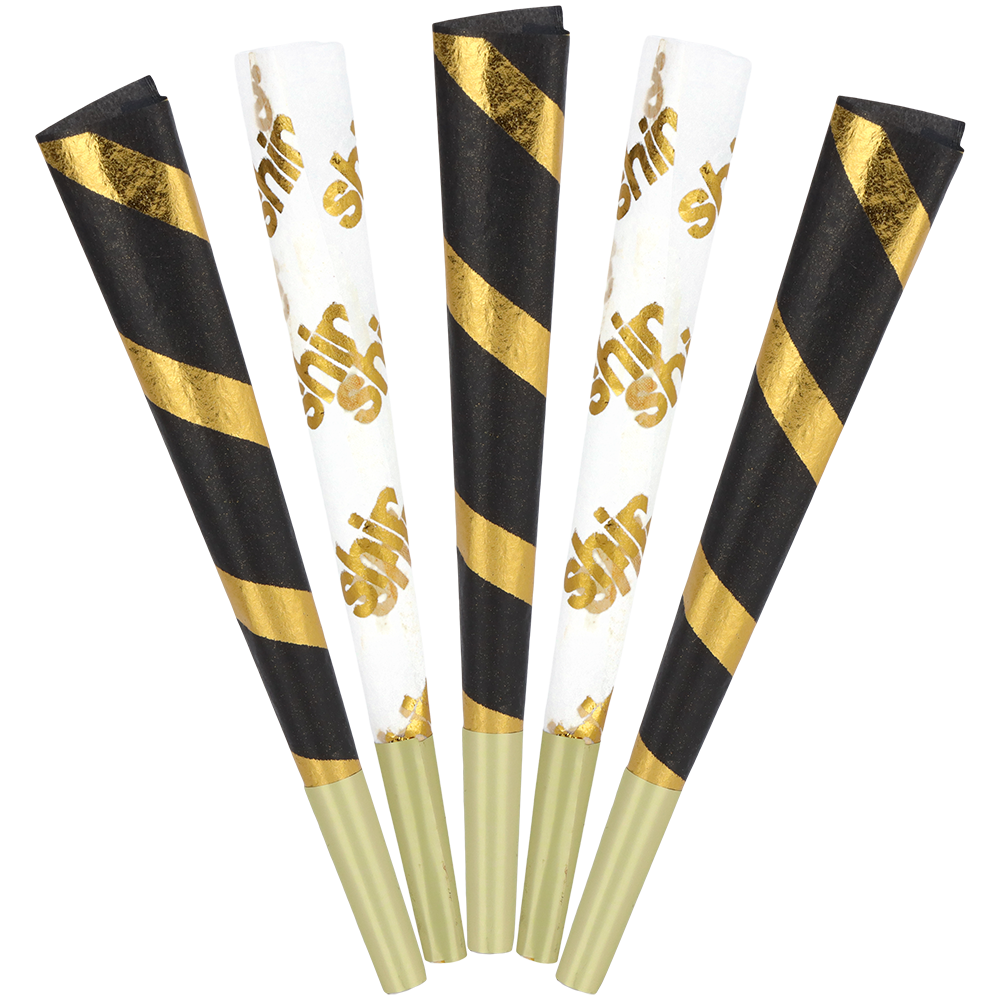 Shine 24K Gold Pre-Rolled Cones | King Size | 50pc Jar