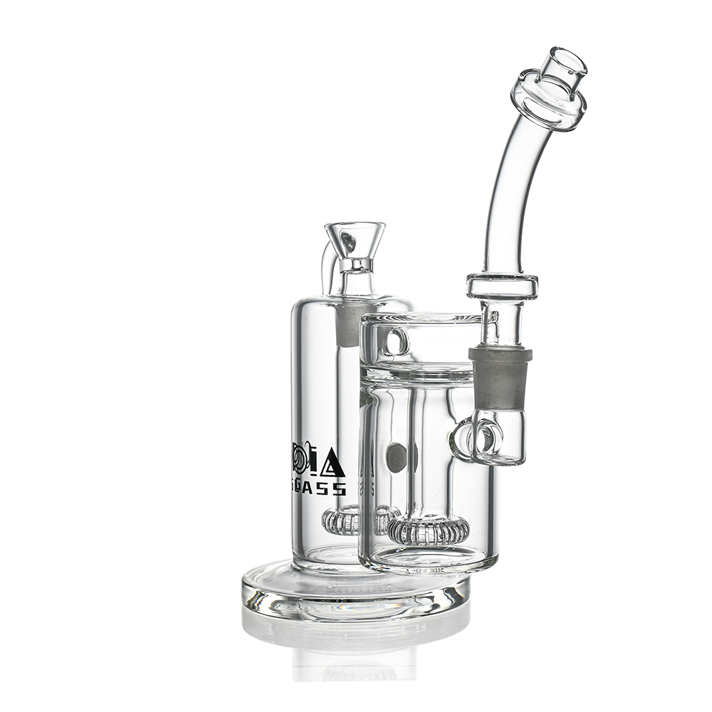 10" Dual-Chamber External Recycler Bong | Croia Glass