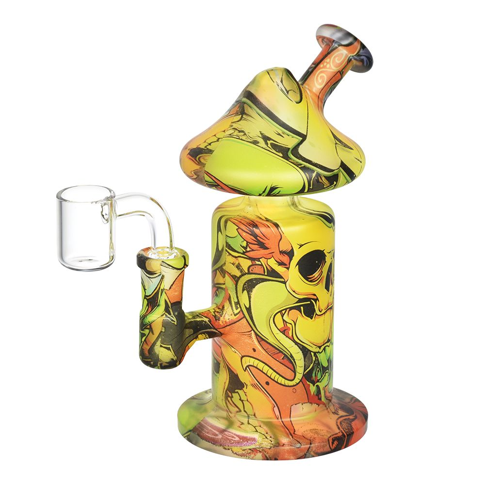 Shroom Dome Glass Dab Rig | 6.25" | 14mm F | Designs Vary