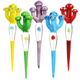 Assorted Shroom on Shroom Glass Dabbers, Borosilicate, 4.5" for Concentrates