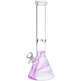 Silicone on Glass Beaker Water Pipe | 12" | 14mm F | Assorted Colors | 3ct Bundle