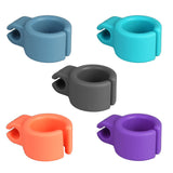 Assorted silicone ring cone holders in various colors, ideal for rolling, easy to clean, pack of 40