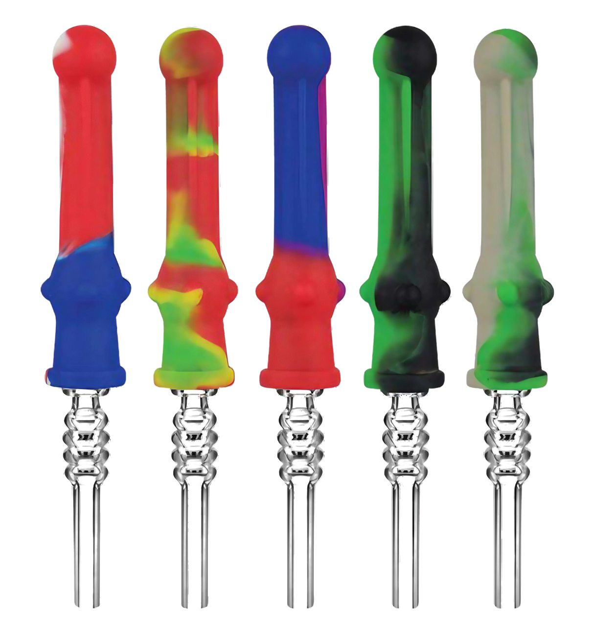 Ultimate Bubbler DAB Set Silicone Nectar Collector Smoking Novelty