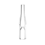 6" Silicone Wrapped Dab Straw with Clear Glass Tip, Portable and Compact Design, Front View