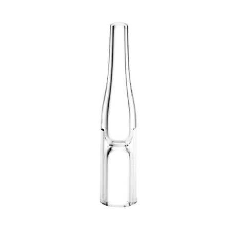 6" Silicone Wrapped Dab Straw with Clear Glass Tip, Portable and Compact Design, Front View