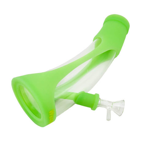 8.6" Pilot Diary Glow In The Dark Silicone Bong - Angled Side View