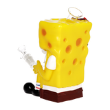 Silly Sponge Glass & Vinyl Water Pipe | 10" | 14mm F