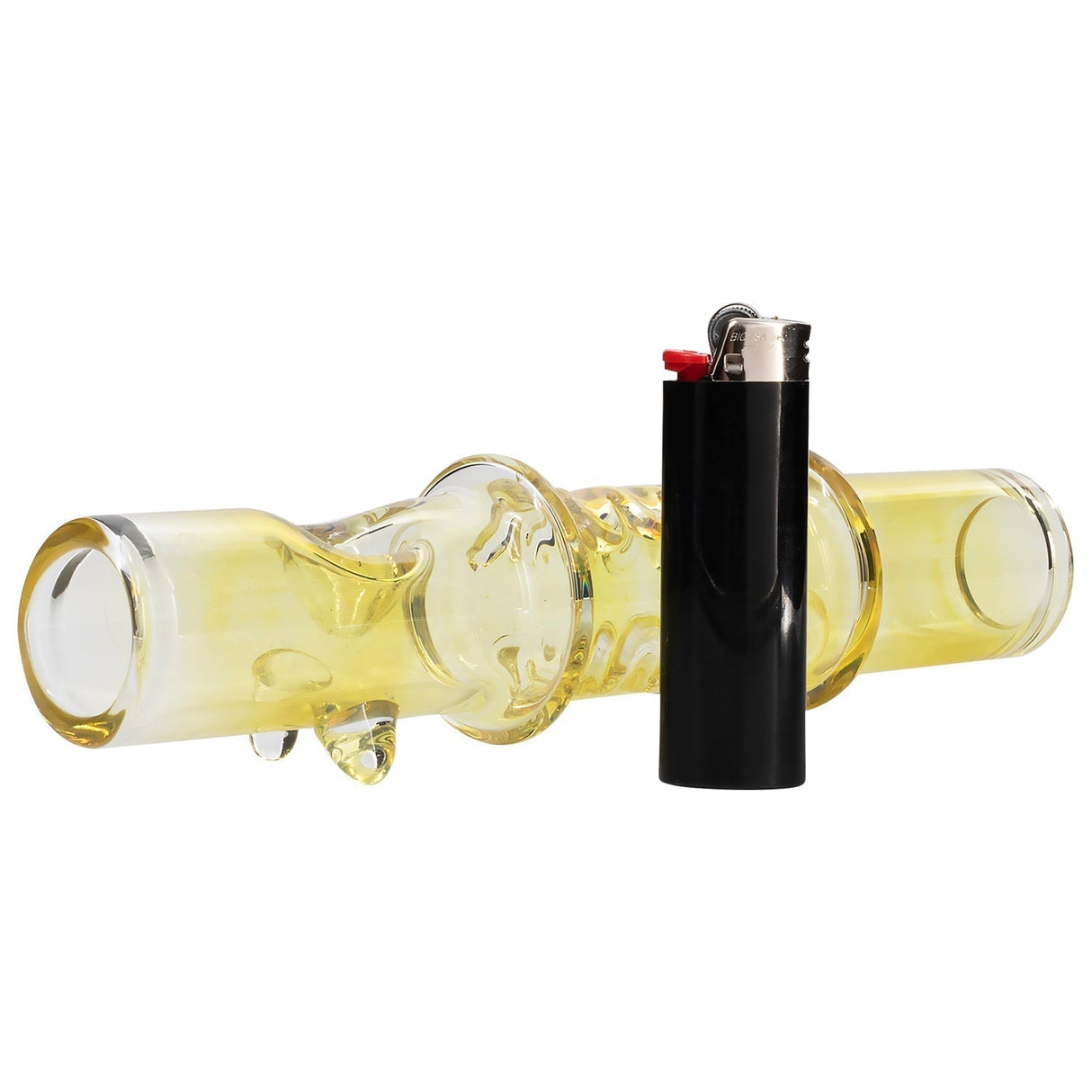 LA Pipes Silver Fumed Steamroller - Compact 5" Hand Pipe with Color Changing Glass