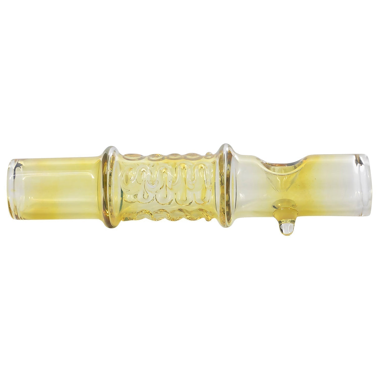 LA Pipes Silver Fumed Steamroller - 5" Compact Borosilicate Glass Hand Pipe with Color Changing Design