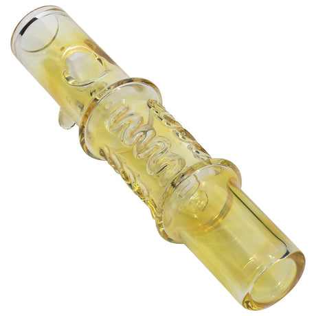 LA Pipes Silver Fumed Steamroller - Compact 5" Hand Pipe with Color Changing Design