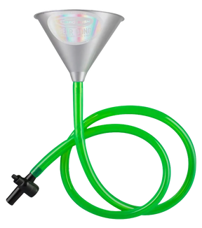 6-Foot Party Beer Bong with Single Funnel & Toggle Valve