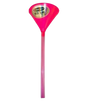 Pink 2-ft Single-Hose Head Rush Beer Bong Funnel, food-grade material, front view