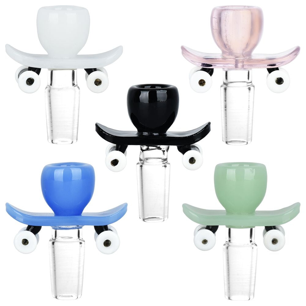 Skate Life Herb Slide | 14mm M | Assorted Colors | 5 Pack