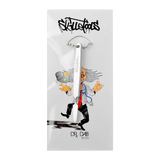 Skilletools MINI Dab Tool with cartoon doctor design, front view on white background