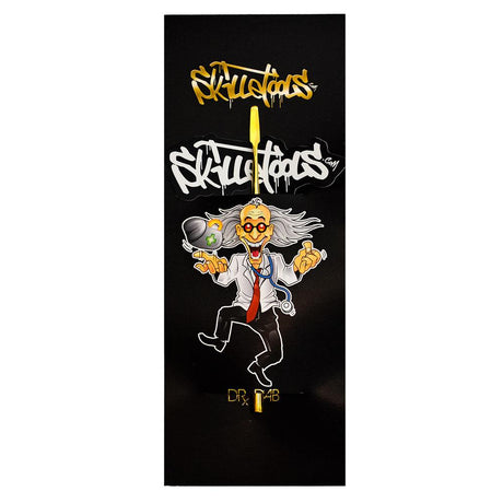 Skilletools Gold Series Dab Tools featuring Dr. Dab character on packaging, compact and portable design