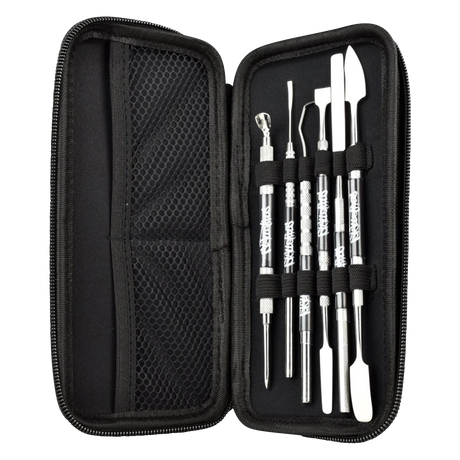 Skilletools Master Kit with Steel Dab Tools and Black Case, Portable and Compact