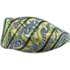 LA Pipes 'Skipping Stone' Inside-Out Chillum in Blue Hues - 2.5" Borosilicate Glass Pipe