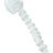 White Skull Spine Dabber by Valiant Distribution, 4.5" glass tool for dab rigs
