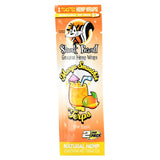 Skunk Brand Terp Hemp Wraps 25 Pack, Mango Smoothie Flavor, Front View on White Background