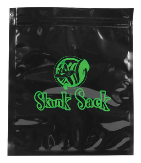 Skunk Sack UV Blocking Black Storage Bag, Smell-Proof, Portable, Front View