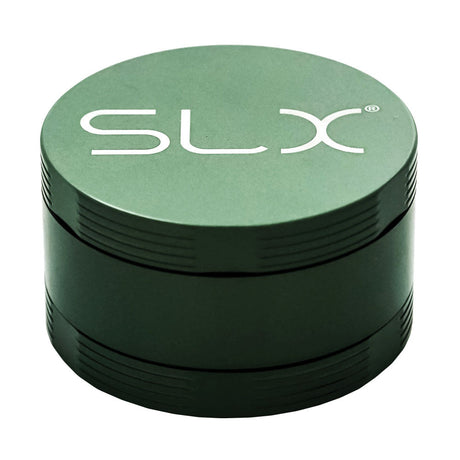 SLX BFG 88 Leaf Green Ceramic Coated 4-Part Aluminum Grinder for Dry Herbs, Top View