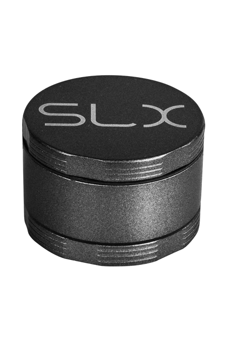 SLX Ceramic Coated 2.2" Pocket Grinder in Black, Compact 4-Part Design for Dry Herbs
