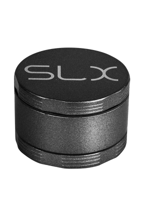 SLX Ceramic Coated 2.2" Pocket Grinder in Black, Compact 4-Part Design for Dry Herbs