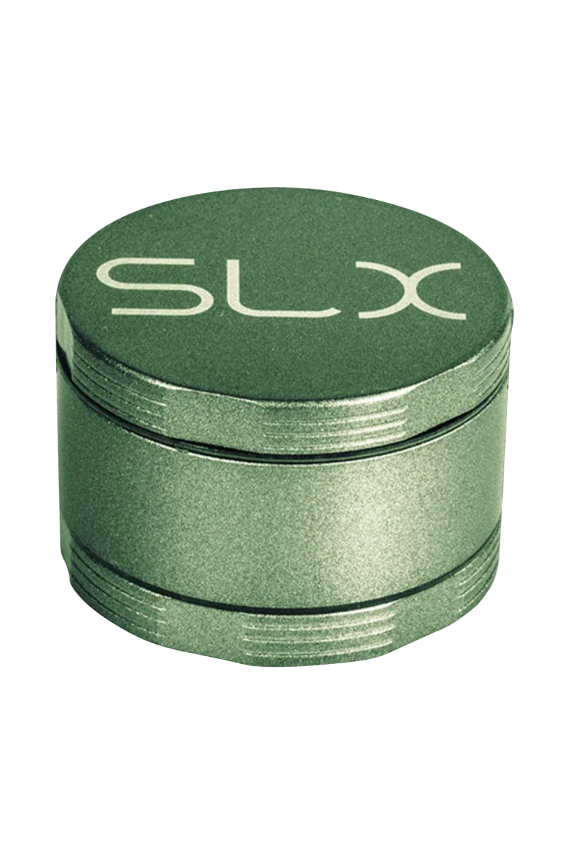 SLX Ceramic Coated 2.2" Pocket Grinder in Green, Compact 4-Part Design, for Dry Herbs