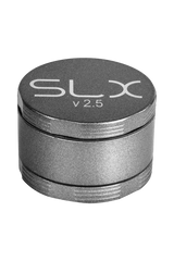 SLX v2.5 Ceramic Coated 2.5" Medium Grinder in Charcoal, Portable 4-Part Steel Design