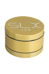 SLX v2.5 Ceramic Coated 2.5" Medium Grinder in Gold, Compact and Portable Design