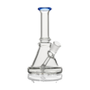 PILOT DIARY 7'' Glass Beaker Base Bong in Blue with Clear Bowl and Downstem