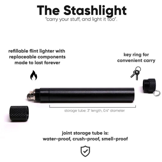 Smoke Honest StashLight – the Doob Tube & Refillable Lighter