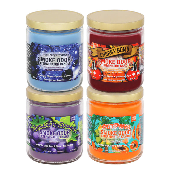 Smoke Odor Exterminator Candles | 13oz | Berry Mix