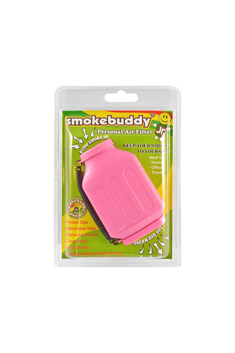 Smokebuddy Junior in Pink - Compact Personal Air Filter for Smoke Odor Elimination