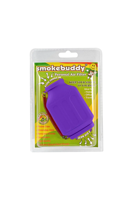 Smokebuddy Junior in Purple - Compact Personal Air Filter for Smoke and Odor Elimination