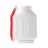 Smokebuddy Junior White Personal Air Filter with Red Keychain - Front View