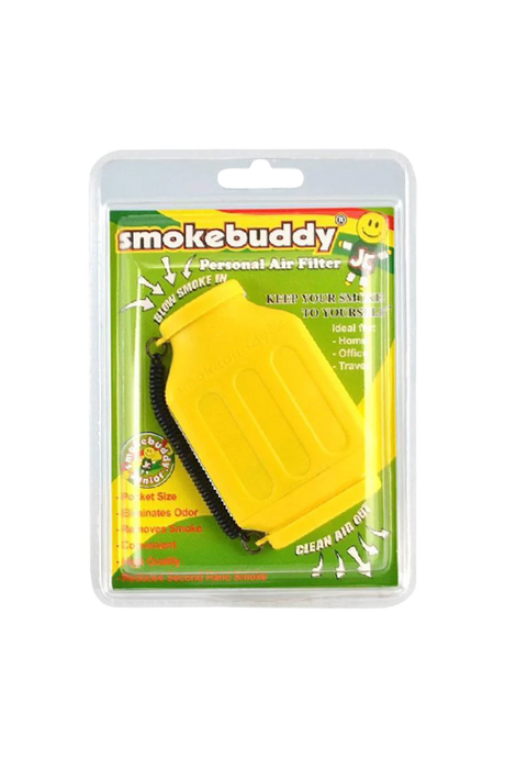 Smokebuddy Junior in Yellow - Compact Personal Air Filter for Odor Elimination