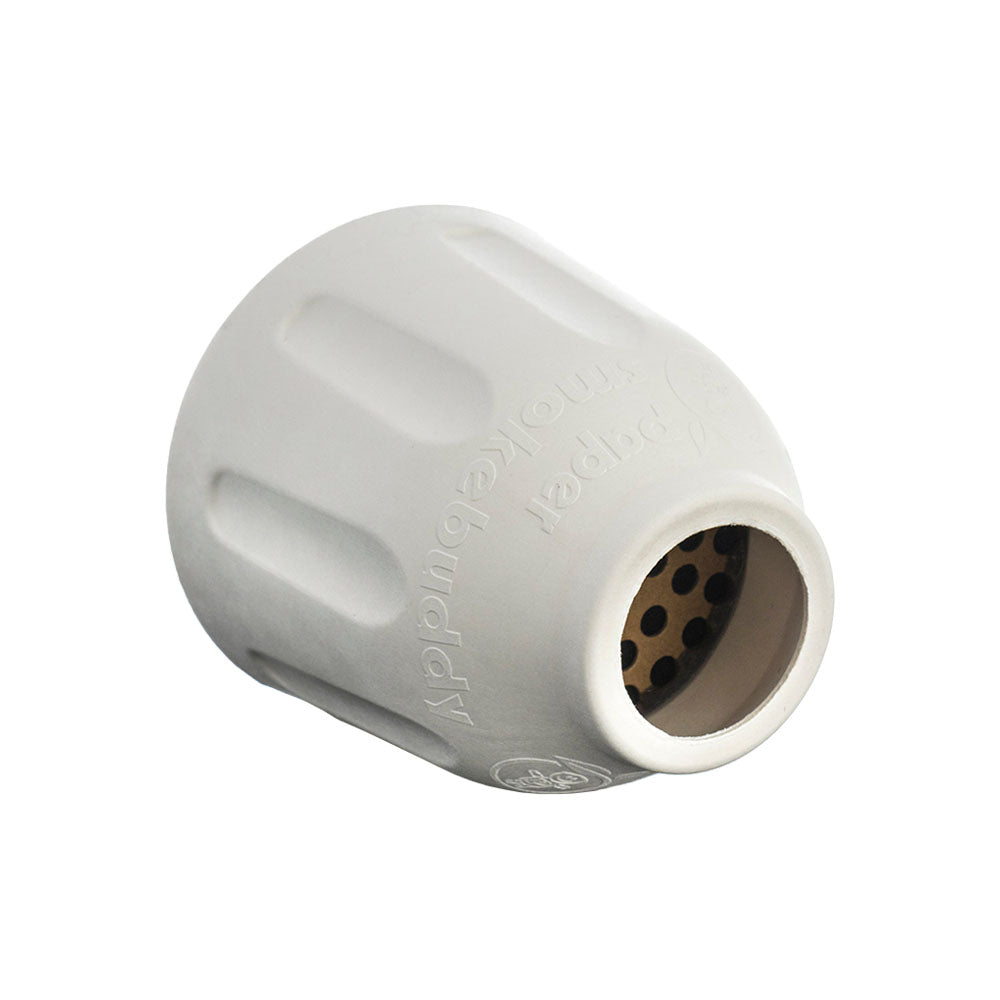 Smokebuddy Paper Personal Air Filter in White, Portable Design, Side View