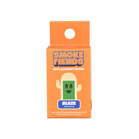 SmokeFiends Blaze The Cactus Biodegradable Replacement Filter packaging front view