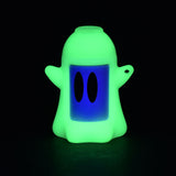 SmokeFiends Trixx The Ghost glow-in-the-dark air filter, eco-friendly, front view