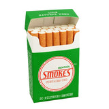 Smokes brand Menthol Hemp Cigarettes 10-pack, CBD infused, organic, king-size, portable design, USA made