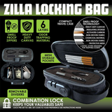 Smokezilla Smell Proof Locking Tool Organizer Bag | 4.25"x8.25" | Assorted Designs | 6ct Display